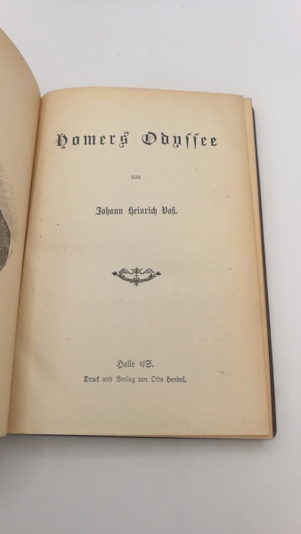 Voß, Johann Heinrich: Homers Ilias. / Homers Odyssee (=2 Bände) Übersetzt von Johann Heinrich Voß