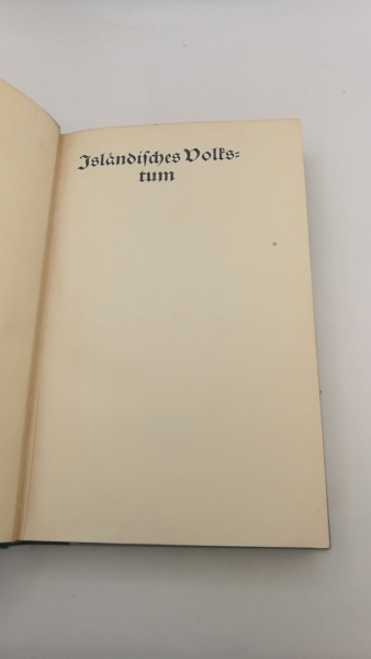 Niedner, Felix: Islands Kultur zur Wikingerzeit. Thule. Altnordische Dichtun und Prosa