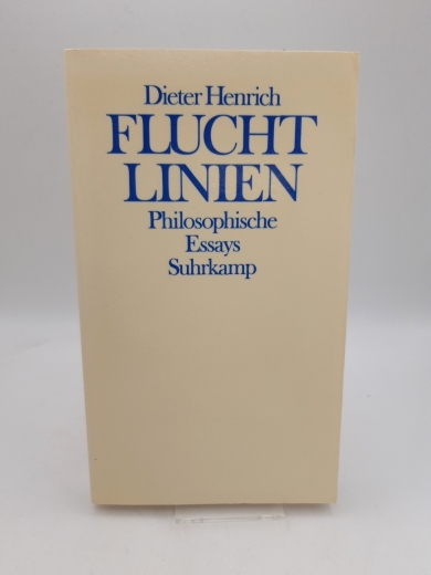 Henrich, Dieter: Fluchtlinien 