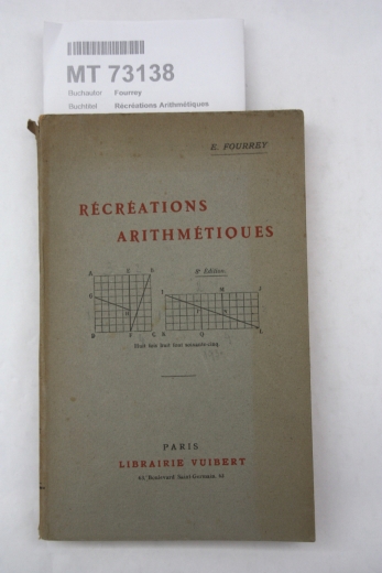 Fourrey, E.: Récréations Arithmétiques