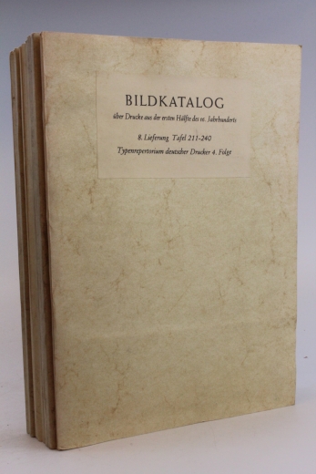 Apperle, Hermann: Bildkatalog über Drucke aus der ersten Hälfte des 16. Jahrhunderts