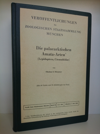 Nikolaus S. Obraztov: Die palaearktischen Amata-Arten (Lepidoptera, Ctenuchidae) Veröffentlichungen der Zoologischen Staatssammlung München