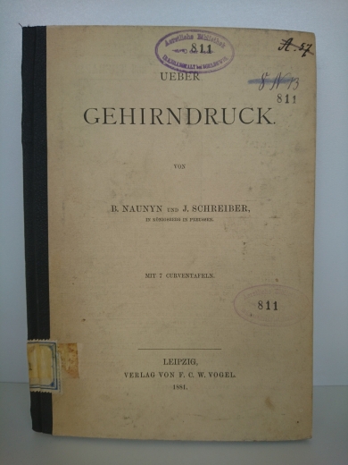 B. Naunyn / J. Schreiber: Ueber Gehirndruck