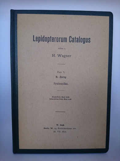 H. Wagner: Lepidopterorum Catalogus. Pars 7: Syntomidae