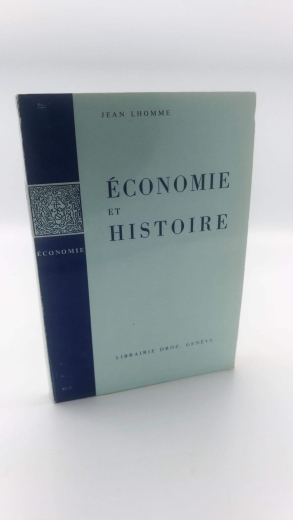 L'homme, Jean: Economie et Histoire