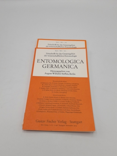 Steffan (Hrsg.), August Wilhelm: Entomologica Germanica - Zeitschrift für das Gesamtgebiet der wissenschaftlichen Entomologie. Band 1, Heft 1+2 