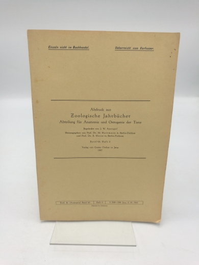 Sick, Herbert: Die Tympanalorgane der Uraniden und Epiplemiden Abdruck aus Zoologische Jahrbücher. Abteilung für Anatomie und Ontogenie der Tiere. Band 63, Heft 3