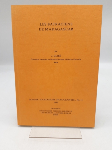 Guibe, J.: Les batraciens de Madagascar.( Bonner Zoologische Monographien, Nr. 11, 1978