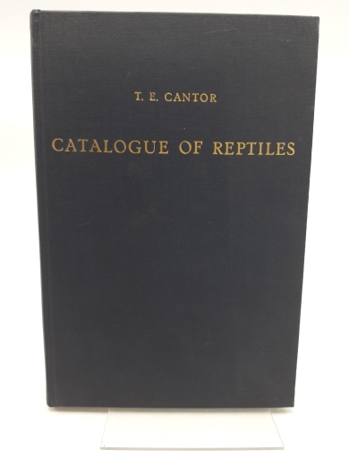 T.E. Cantor: Catalogue of Reptiles. Inhabiting the Malayan Peninsula. REPRINT Journal of the Asiatic Society of Bengal, Volumes XVI 1847 [REPRINT 1966]