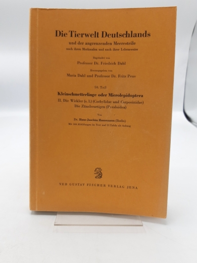 Hannemann, Hans Joachim: Kleinschmetterlinge oder Microlepidoptera: II. Die Wickler (Cochylidae und Carposinidae), die Zünslerartigen (Pyralidae). Die Tierwelt Deutschlands und der angrenzenden Meeresteile nach ihren Merkmalen und nach ihrer Lebensweise 5