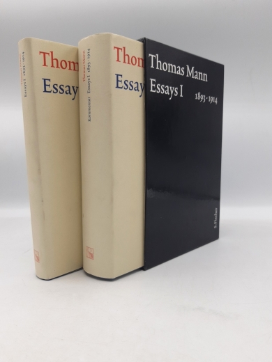 Mann, Thomas: Essays I 1893 - 1914. Text und Kommentar Herausgegeben und textkritisch durchgesehen von Heinrich Detering unter Mitarbeit von Stephan Stachorski