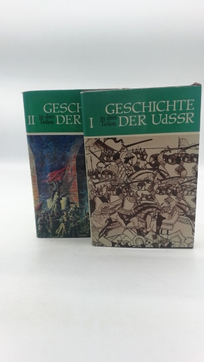 Schulmann, L.: Geschichte der UdSSR in drei Teilen.  Band I + II (=2 v. 3 Bände)