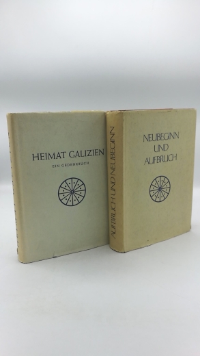 Hilfskomitee der Galiziendeutschen (Hrsg.): Heimat Galizien. Ein Gedenkbuch + Neubeginn und Aufbruch. Heimatbuch der Galiziendeutschen. Teil 2. (= 2 Teile in 2 Bänden)