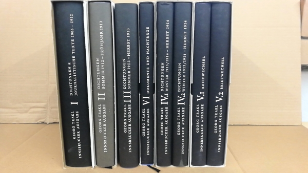 Georg Trakl: Sämtliche Werke und Briefwechsel. Historisch-kritische Ausgabe mit Faksimiles der handschriflichen Texte Trakls. Innsbrucker Ausgabe Herausgegeben von Eberhard Sauermann und Hermann Zwerschina