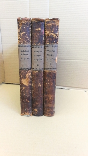 Wilhelm Heinsius: Allgemeines Bücher-Lexikon oder vollständiges Alphabetisches Verzeichniß der von 1700 bis zu Ende 1810 erschienenen Bücher, welche in Deutschland und in den durch Sprache und Literatur damit verwandten Ländern gedruckt worden sind. Band 