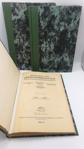 Grabe, Albert (Hrsg.): Zeitschrift für Lepidooterologie. 1950-1953. 3 Bände (=3 vollst. Jhg.) Fachorgang für die gesamte Schmetterlingskunde