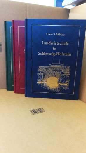 Schübler, Horst: Landwirtschaft in Schleswig-Holstein. 3 Bände (=vollst.) Bilddokumentation zur Agrargeschichte.