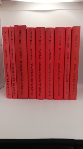 Przybyszewski, Stanislaw: Studienausgabe: Werke, Aufzeichnungen und ausgewählte Briefe. 9 Bände (=vollst.) in acht Bänden und einem Kommentarband.